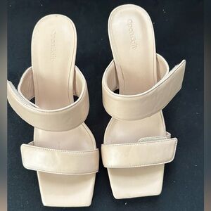 Open Edit Heeled Sandals, Size 9